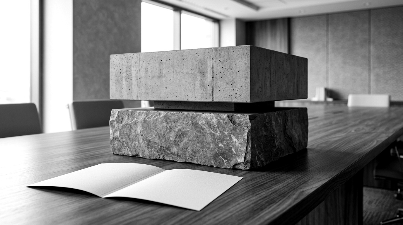 A public procurement specification split into a mandatory pass/fail floor and a weighted scoring layer, with a CRA CE mark gate between them
