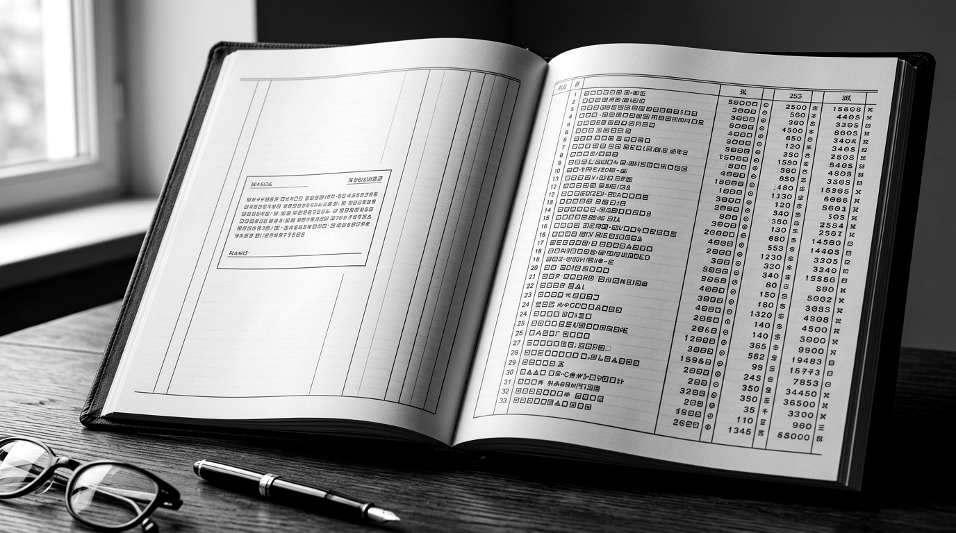 A two-column ledger, the left column headed 'Steward: fixed overhead' with a short list, the right headed 'Manufacturer: cost of goods, per product' with a much longer list.